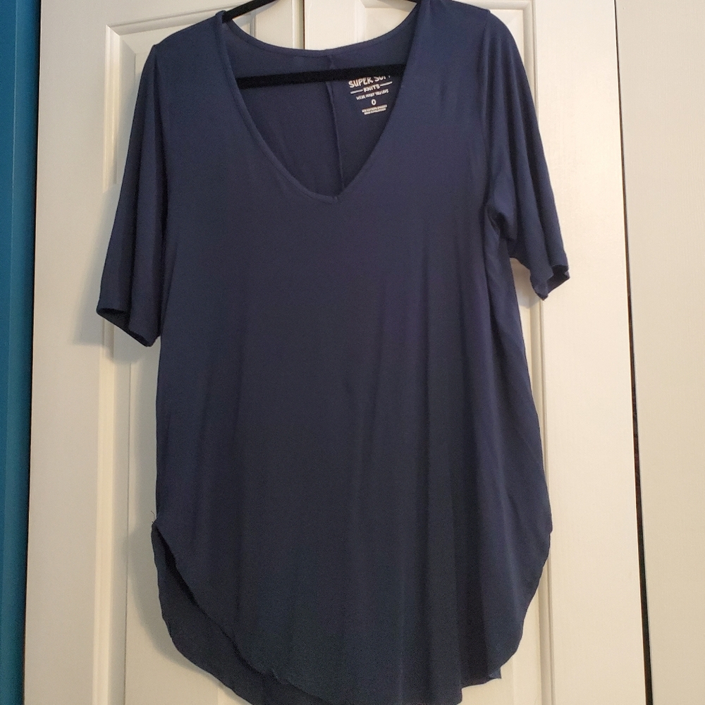 Super soft knit tee - navy (Torrid 0)